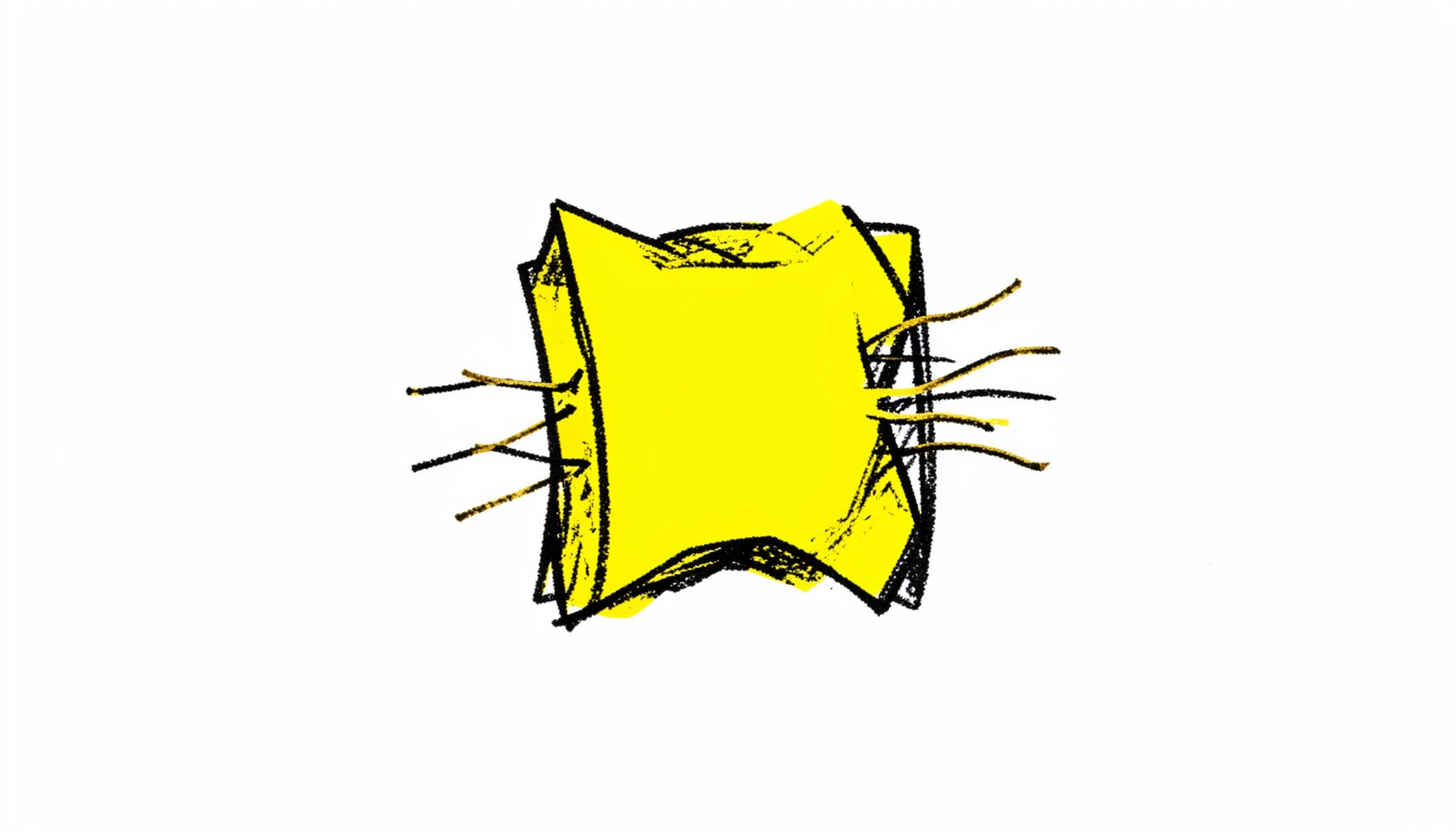 Hand-drawn ink illustration of the H.265 codec symbol with golden data streams on dark paper